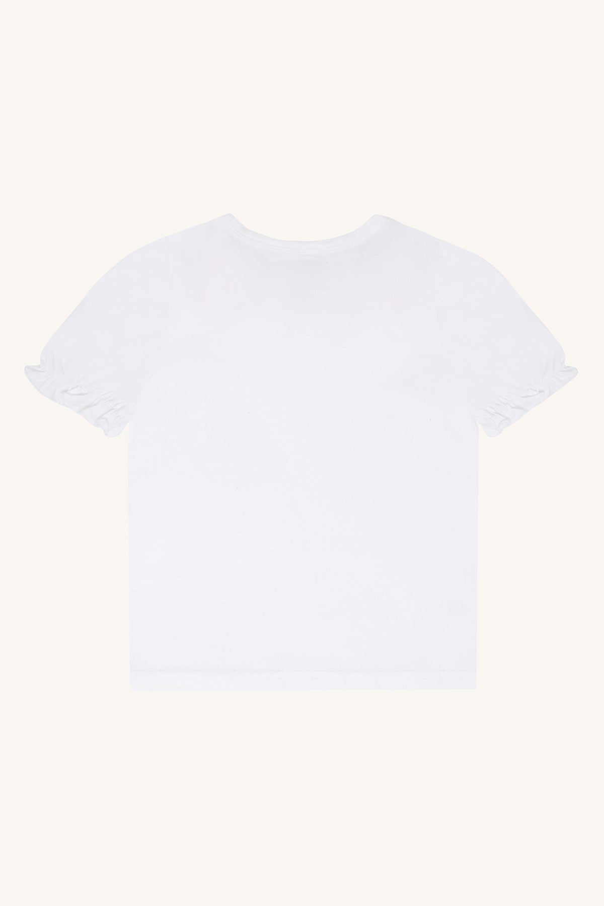 Hust & Claire T-Shirt mit außergewöhnlichem Kragen - Weiß