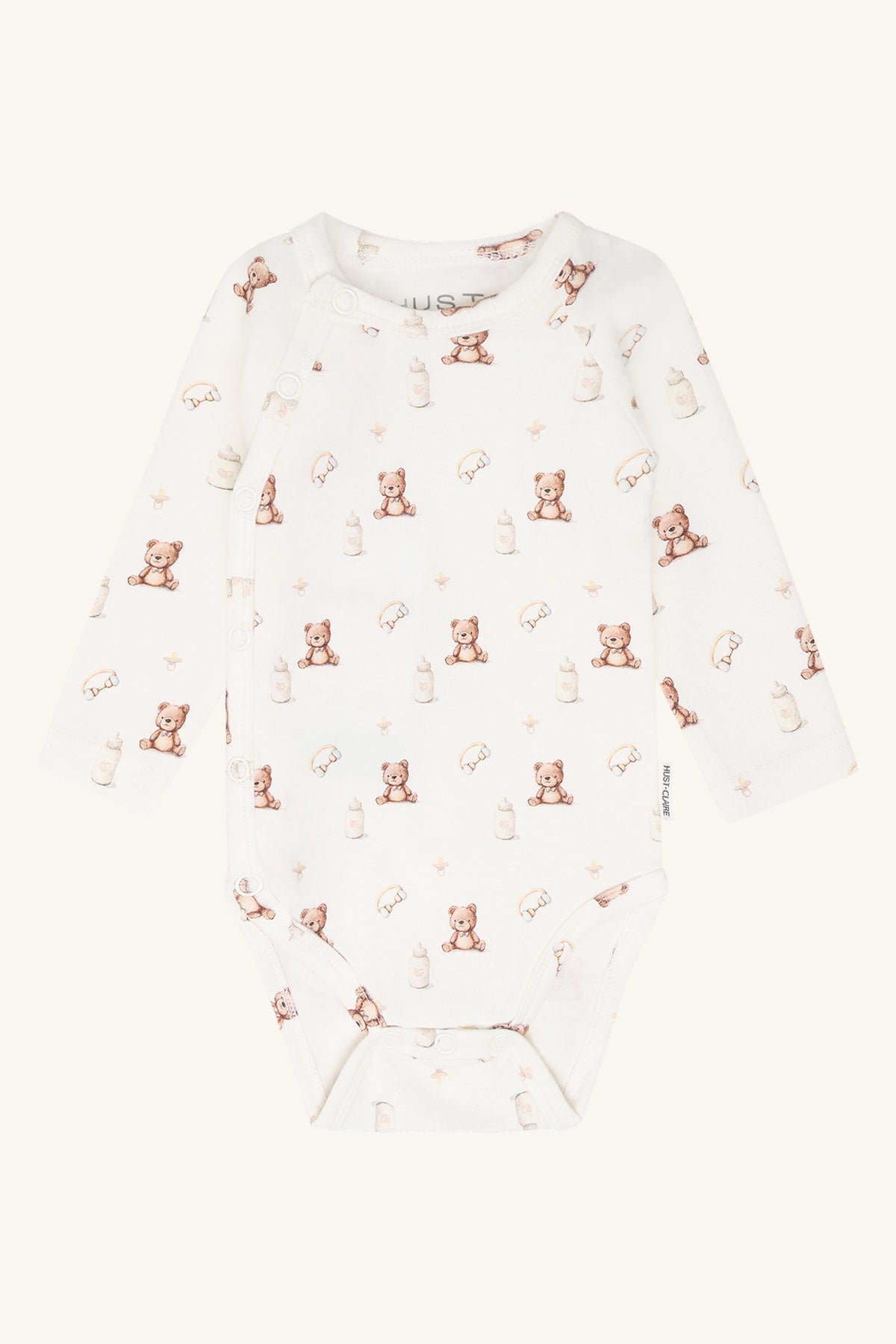 Hust & Claire Wickelbody mit Bärchen - Ivory