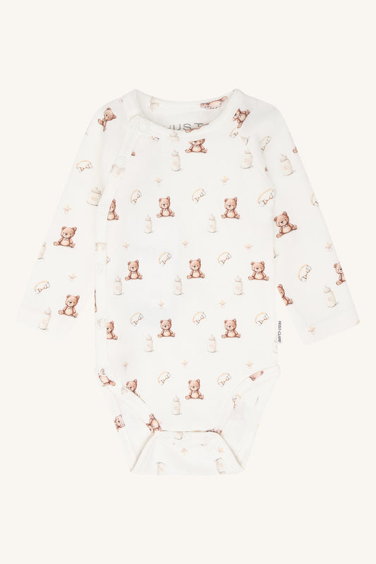 Hust & Claire Wickelbody mit Bärchen - Ivory