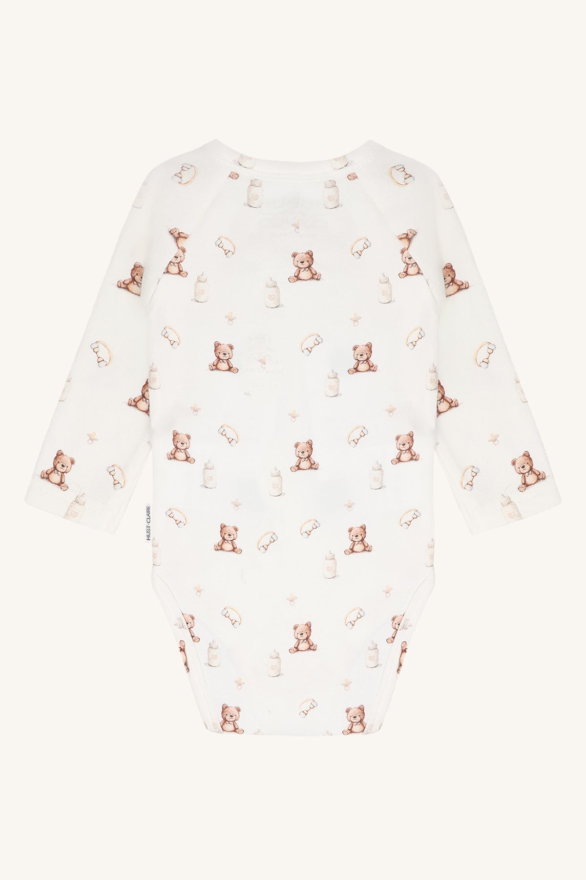Hust & Claire Wickelbody mit Bärchen - Ivory