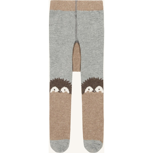 Hust & Claire Strumpfhose mit Kniemuster - Biscuit