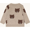 Bild in Galerie-Betrachter laden, Hust & Claire Strickpullover mit Bärchenmuster - Beige Melange
