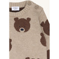 Bild in Galerie-Betrachter laden, Hust & Claire Strickpullover mit Bärchenmuster - Beige Melange

