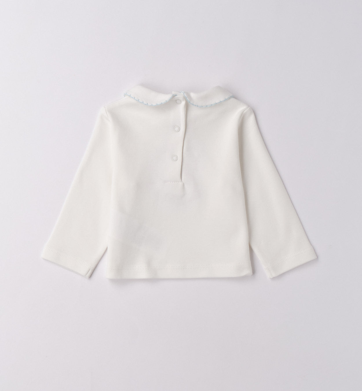 Sarabanda "Langarmshirt" mit süssem Druck - Creme/Hellblau