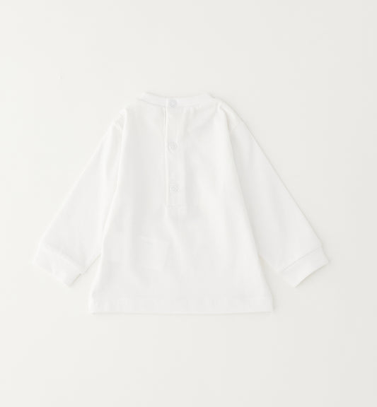 Minibanda T-Shirt langarm mit Druck - Weiß