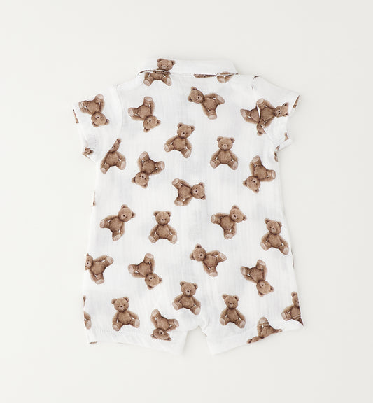 Minibanda Overall kurz mit Bärchen