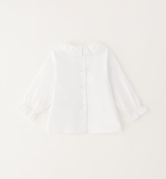 Minibanda Tunika mit Kragen - Weiß