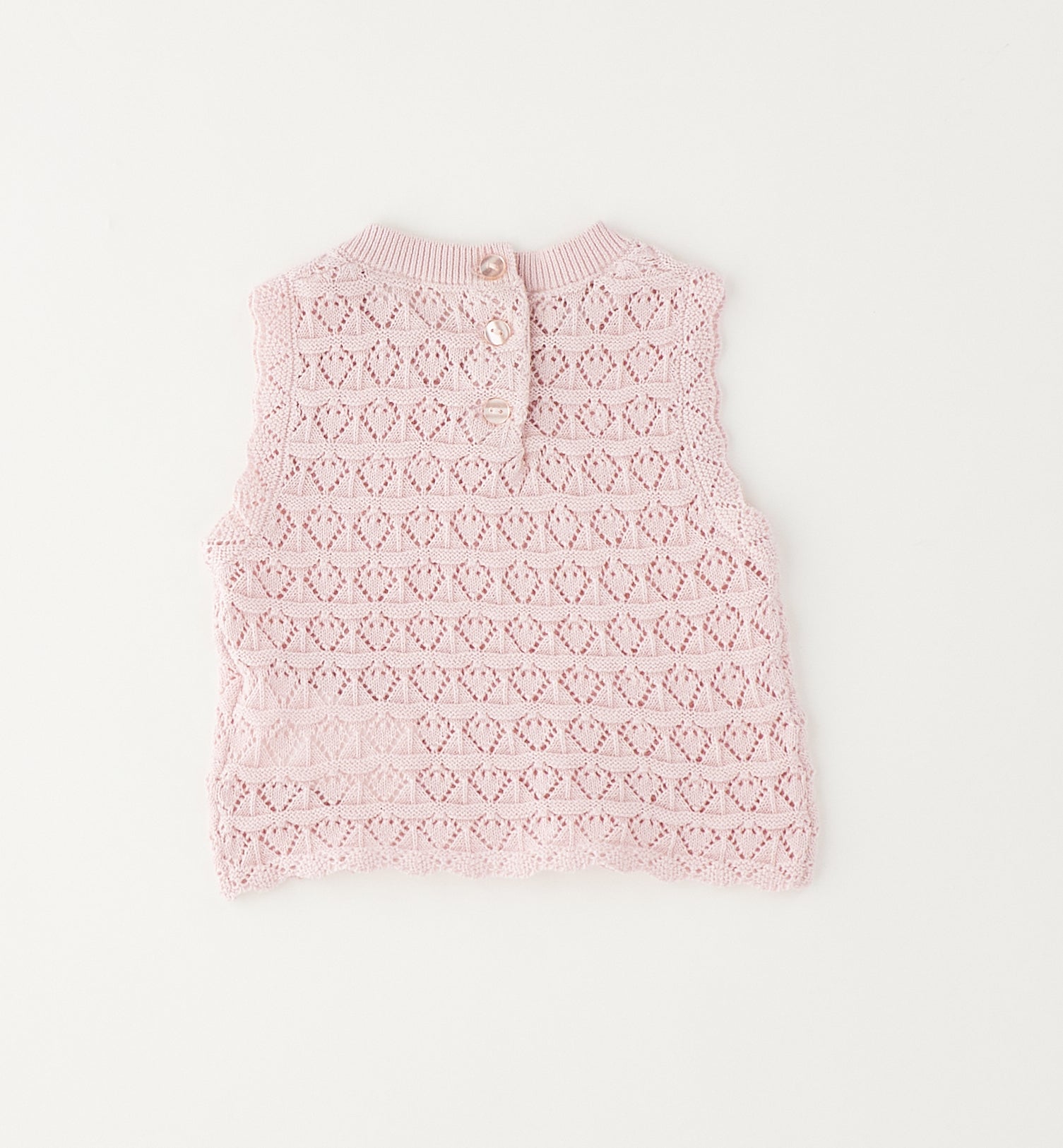 Minibanda Strick Pullunder - Rosa