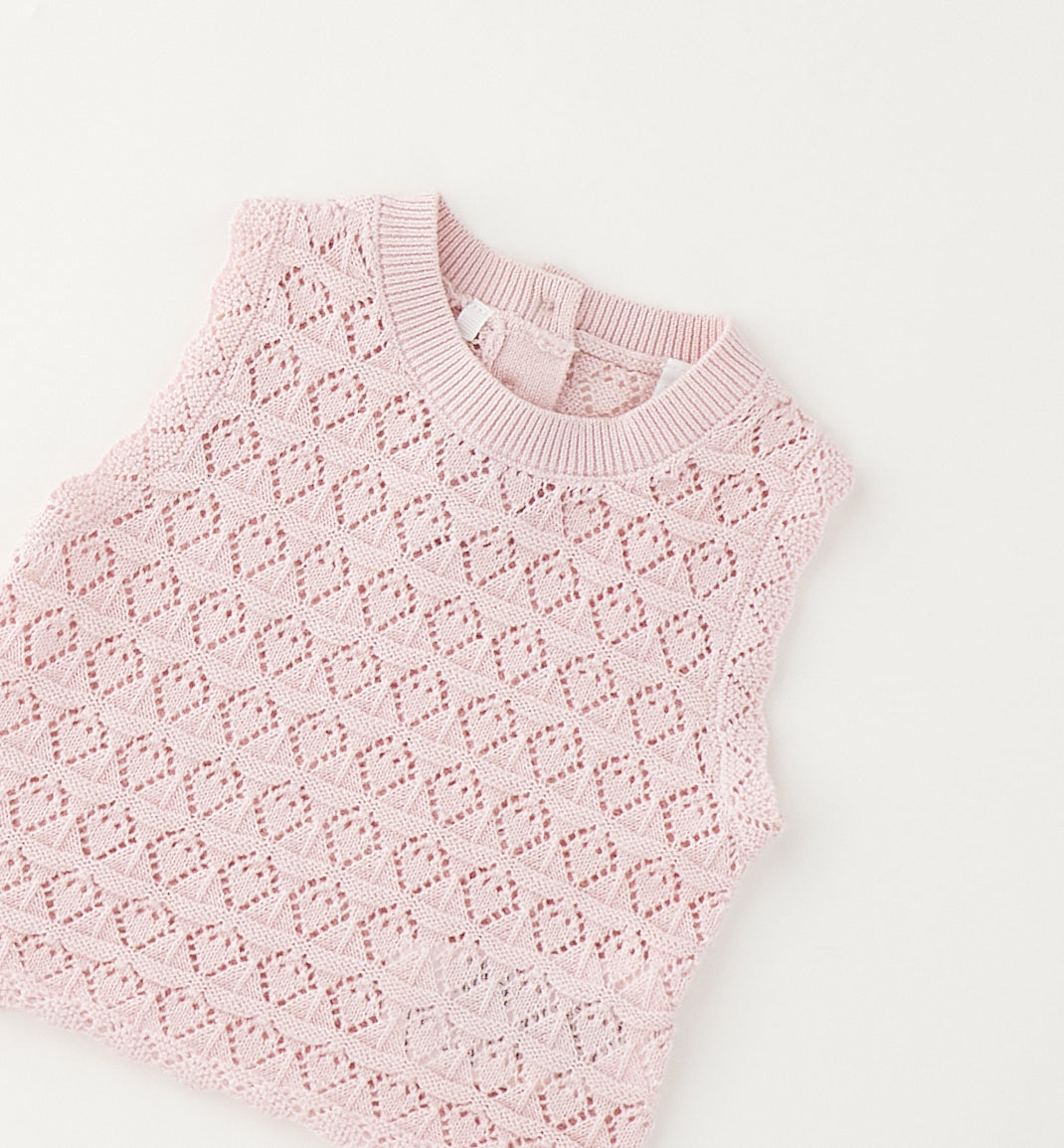 Minibanda Strick Pullunder - Rosa