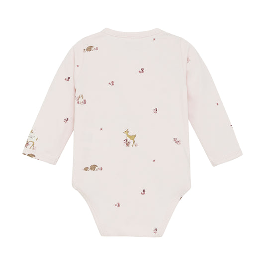 Fixoni Wickelbody langarm - Mauve Chalk