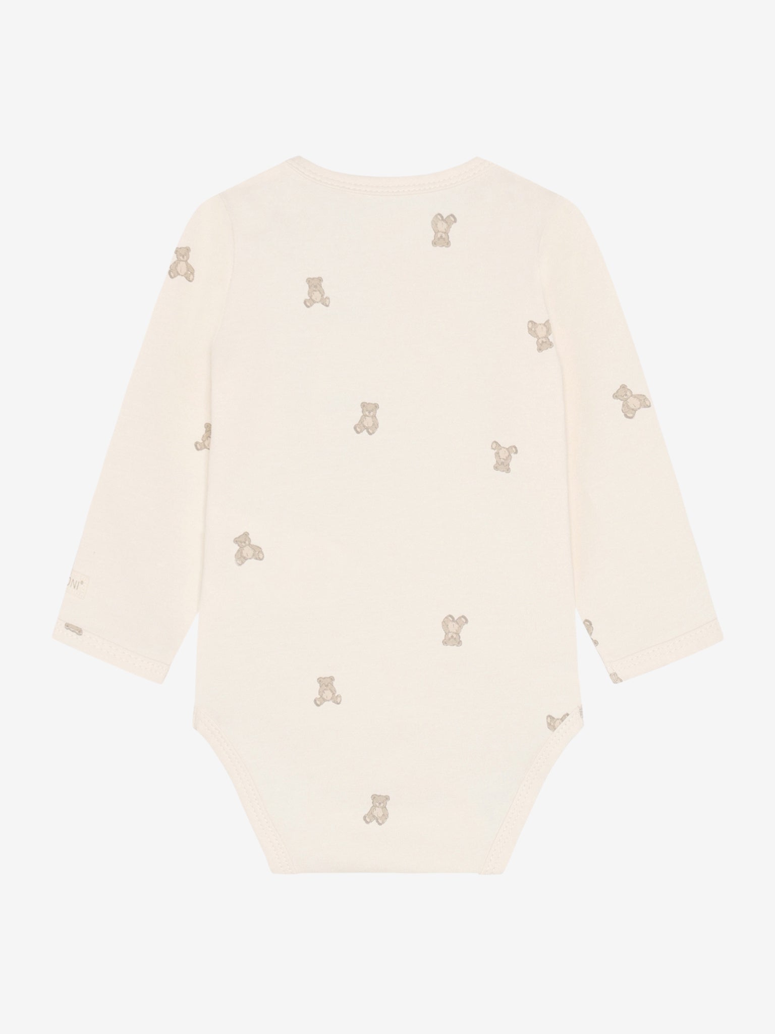 Fixoni Body langarm mit süssem Bärchen Allover Druck - Pure Cashmere