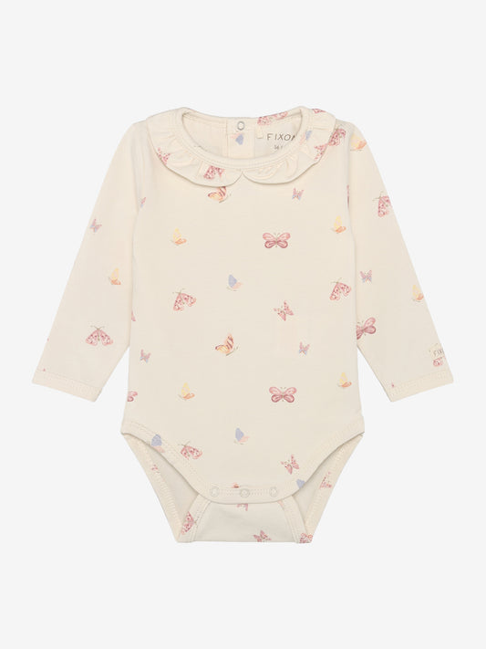 Fixoni Body langarm mit Kragen - Bleached Mauve