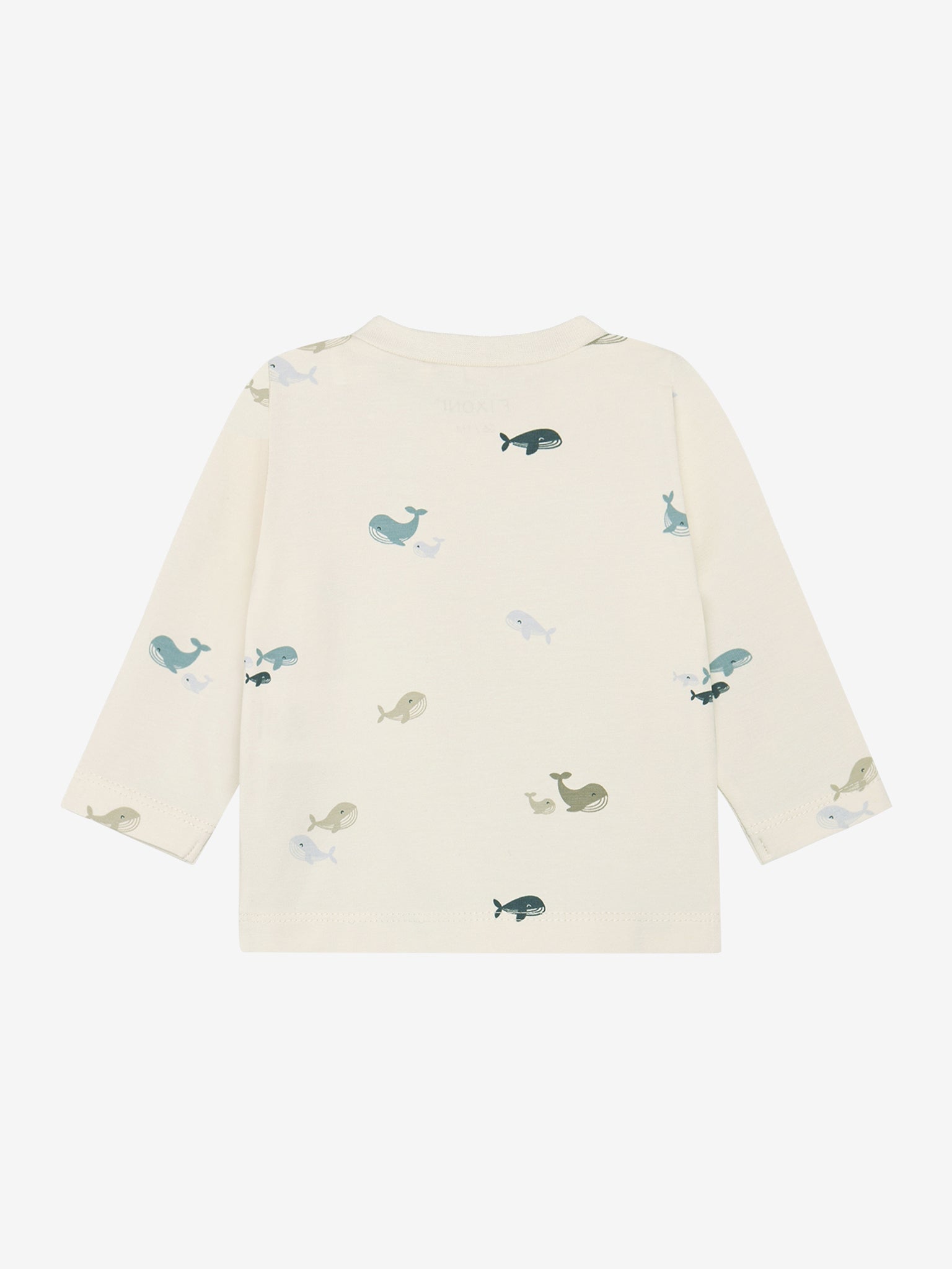 Fixoni T-Shirt langarm mit einem Allover Druck - Arctic Ice