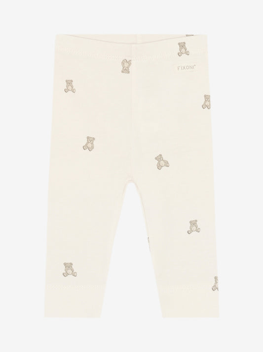 Fixoni Leggings mit süßem Bärchen Allover Druck - Pure Cashmere