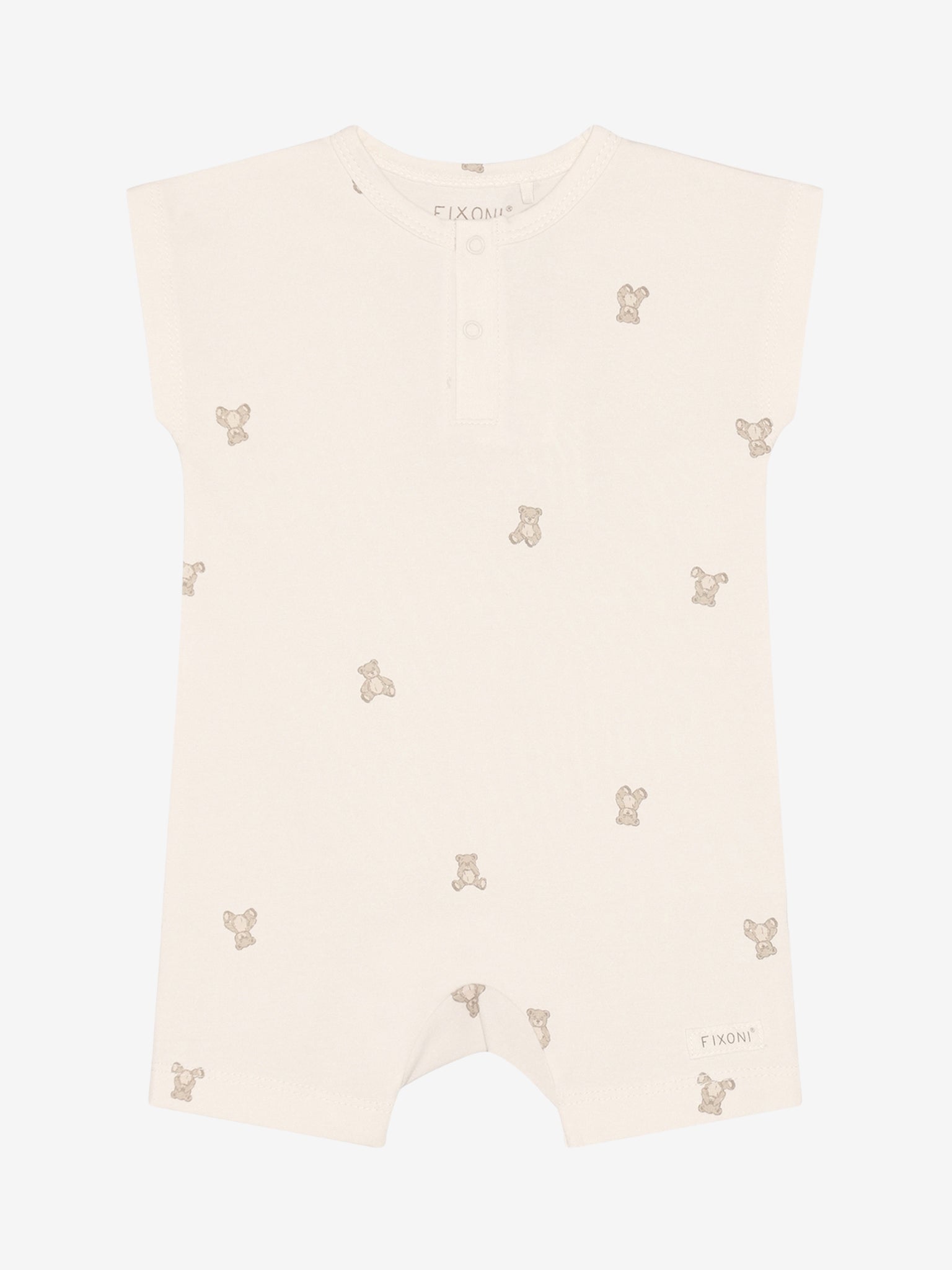 Fixoni Romper mit süßem Bärchen Allover Druck - Pure Cashmere