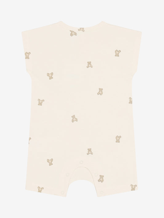Fixoni Romper mit süßem Bärchen Allover Druck - Pure Cashmere