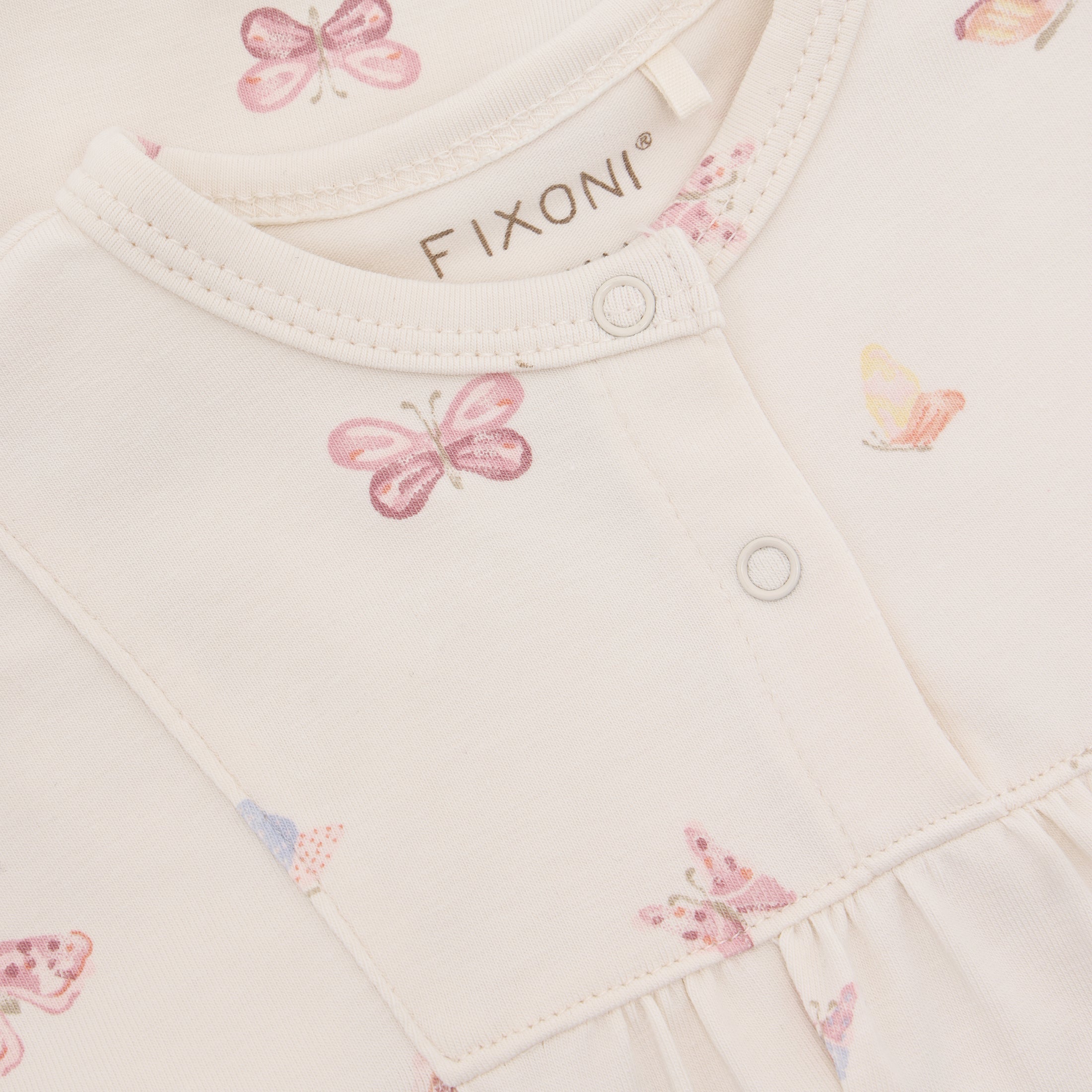 Fixoni Romper mit süßem Schmetterlings-Druck