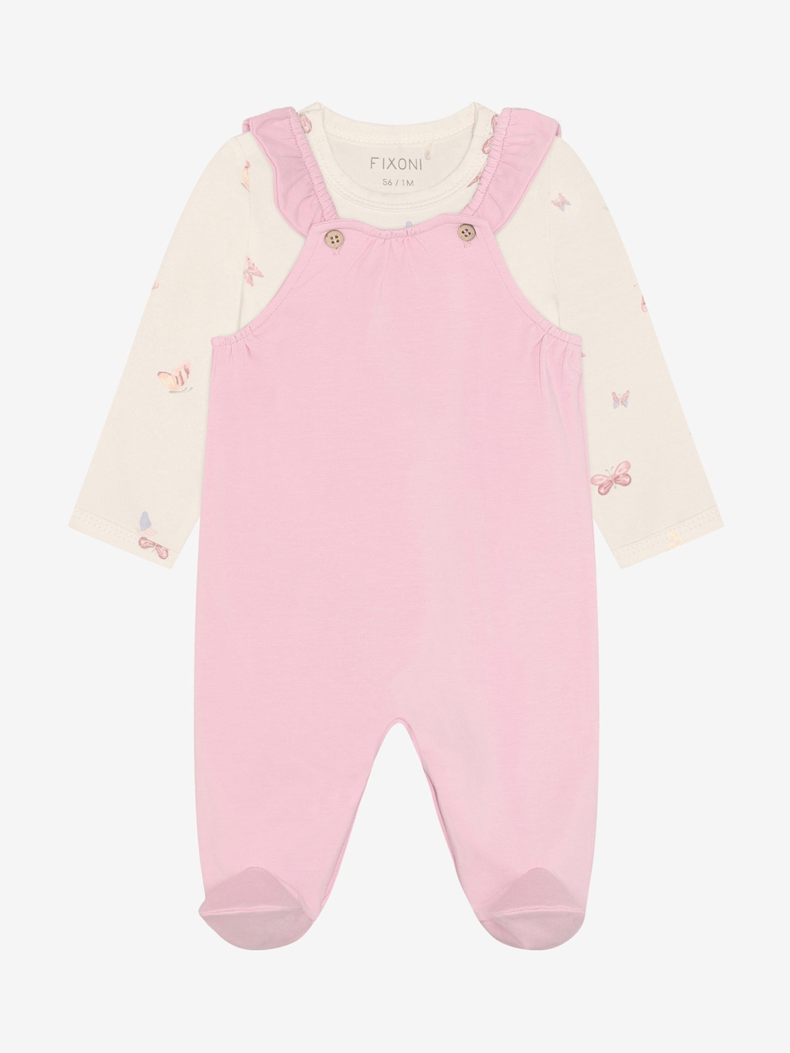 Fixoni Strampler Set - Bleached Mauve