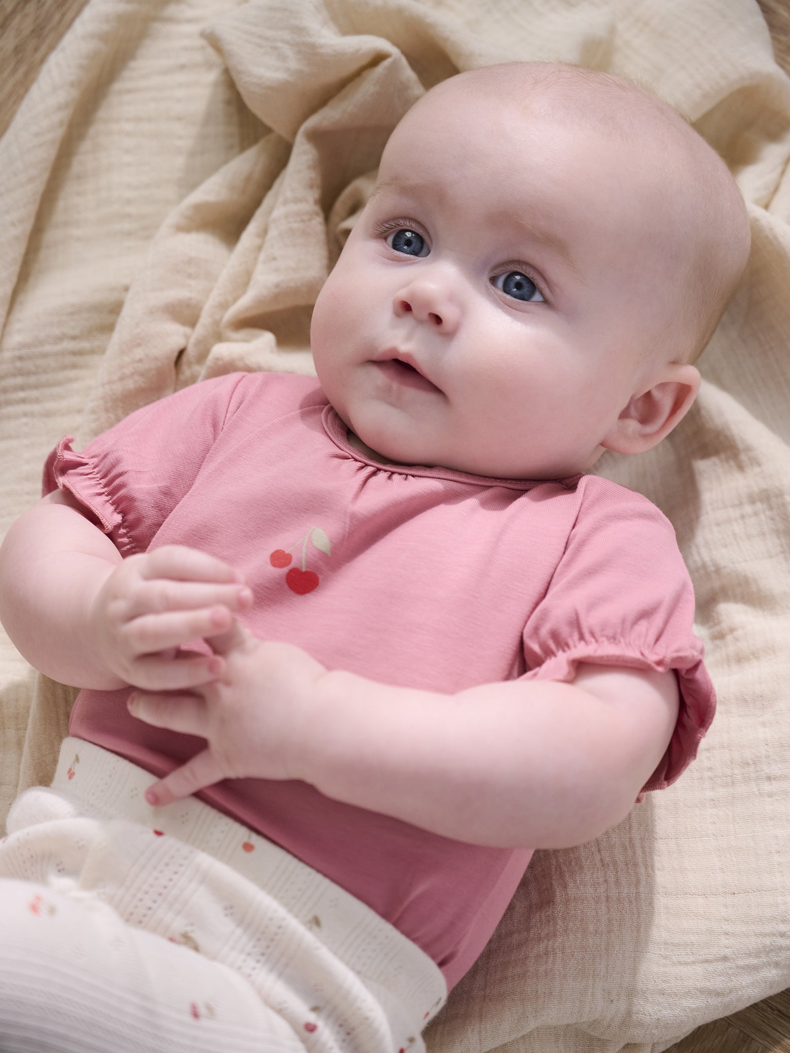 Fixoni Bodys kurzarm im Doppelpack - Dusty Rose