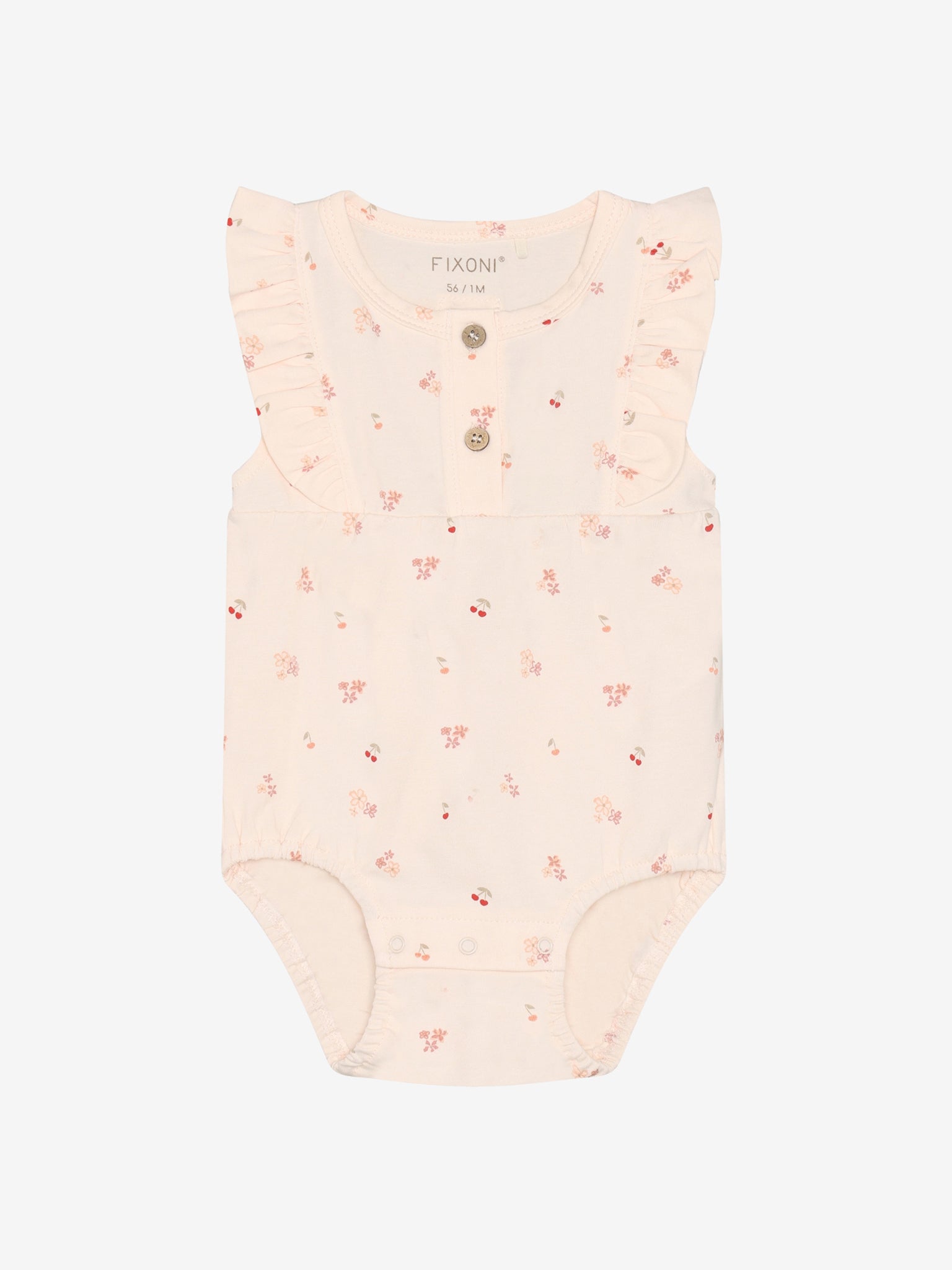 Fixoni Romper mit einem Allover Druck - Dusty Rose