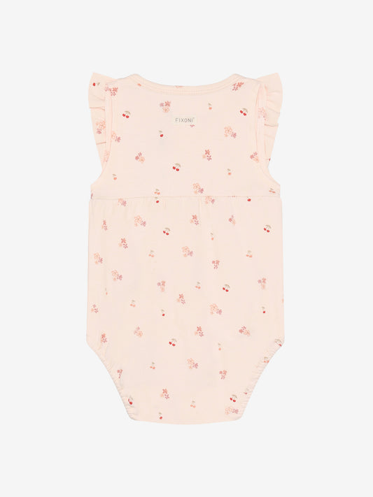 Fixoni Romper mit einem Allover Druck - Dusty Rose