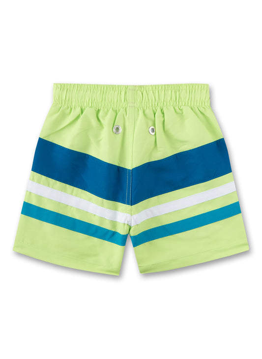 Sanetta Bade-Shorts Grün/Streifen