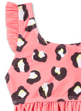 Bild in Galerie-Betrachter laden, Sanetta Bikini im Leo-Look mit Rüsche - Soft Pink
