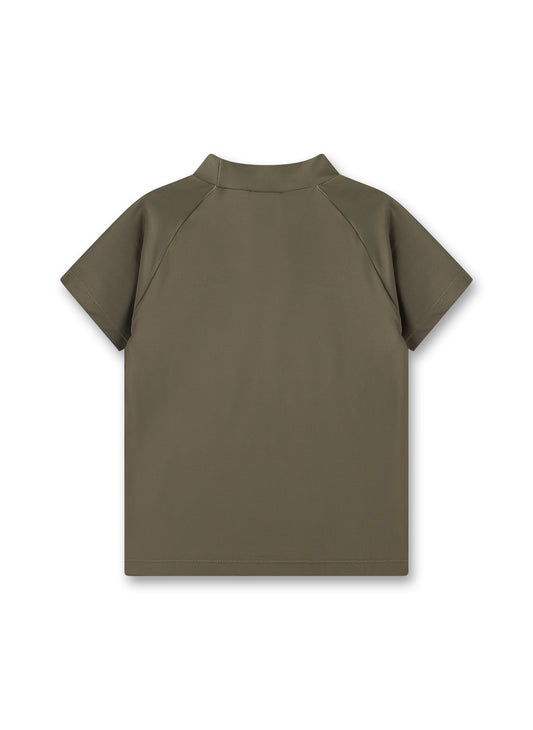 Sanetta UV Shirt mit Tiger-Druck - Khaki
