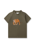 Bild in Galerie-Betrachter laden, Sanetta UV Shirt mit Tiger-Druck - Khaki
