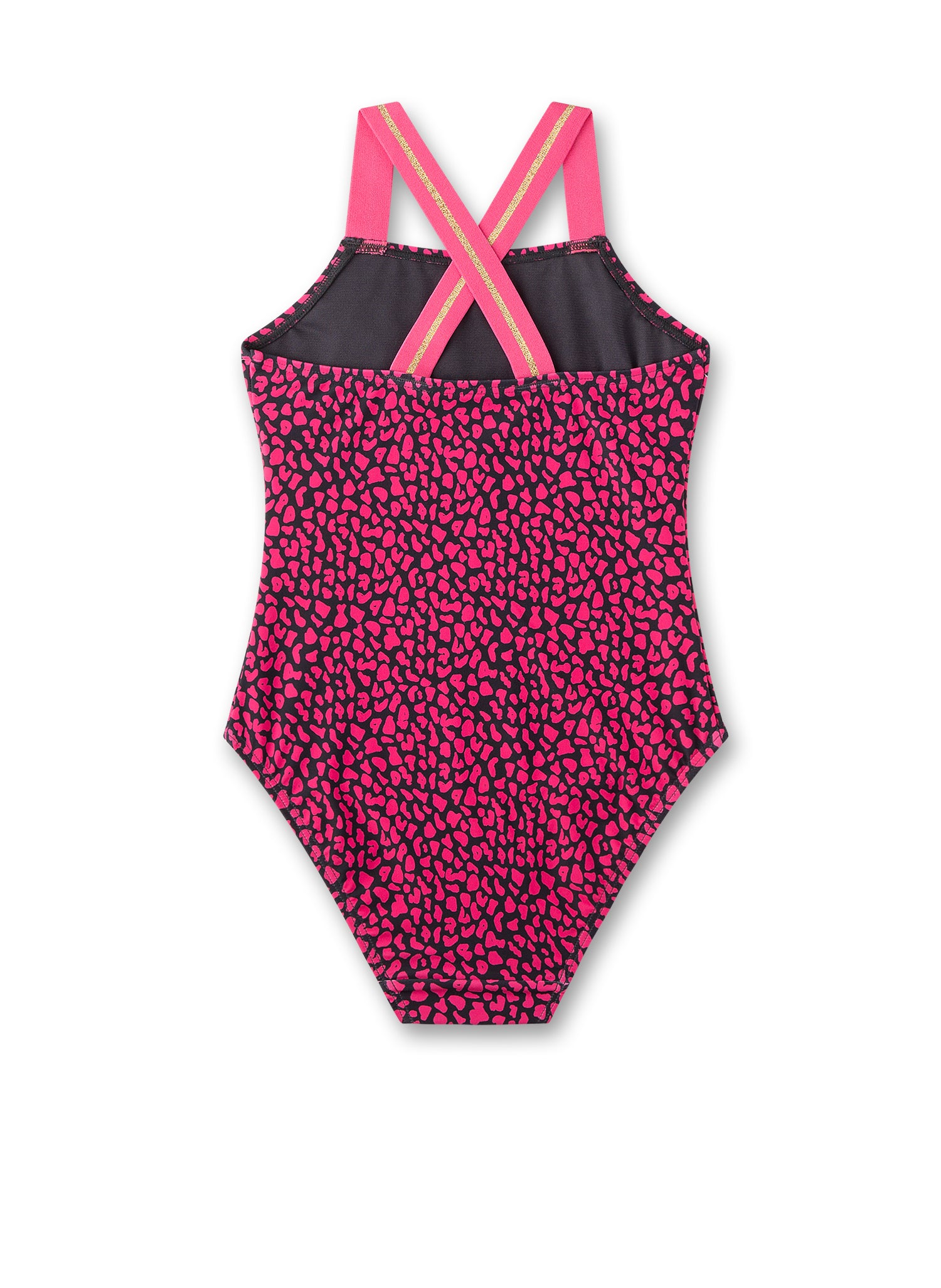 Sanetta Badeanzug im Leo-Look - Miami Pink