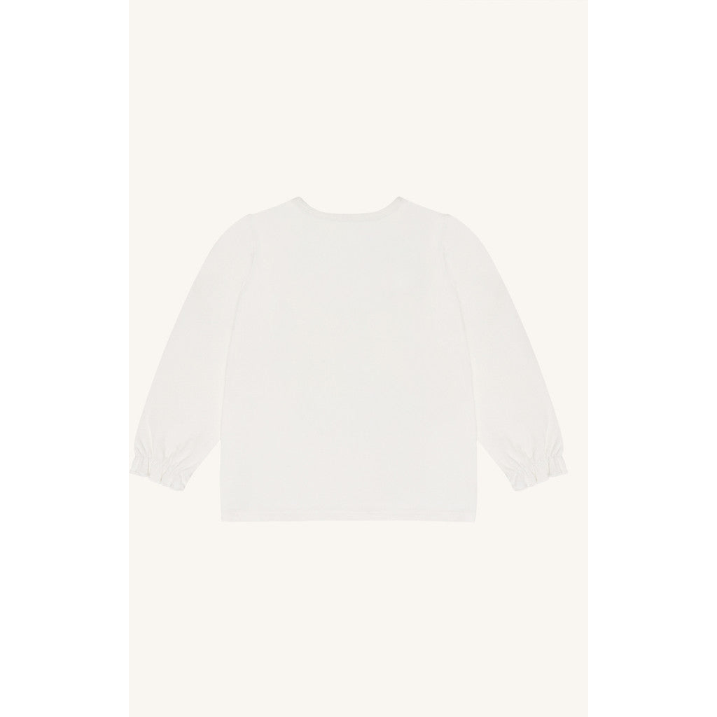 Hust & Claire T-Shirt langarm mit Detail - Ivory