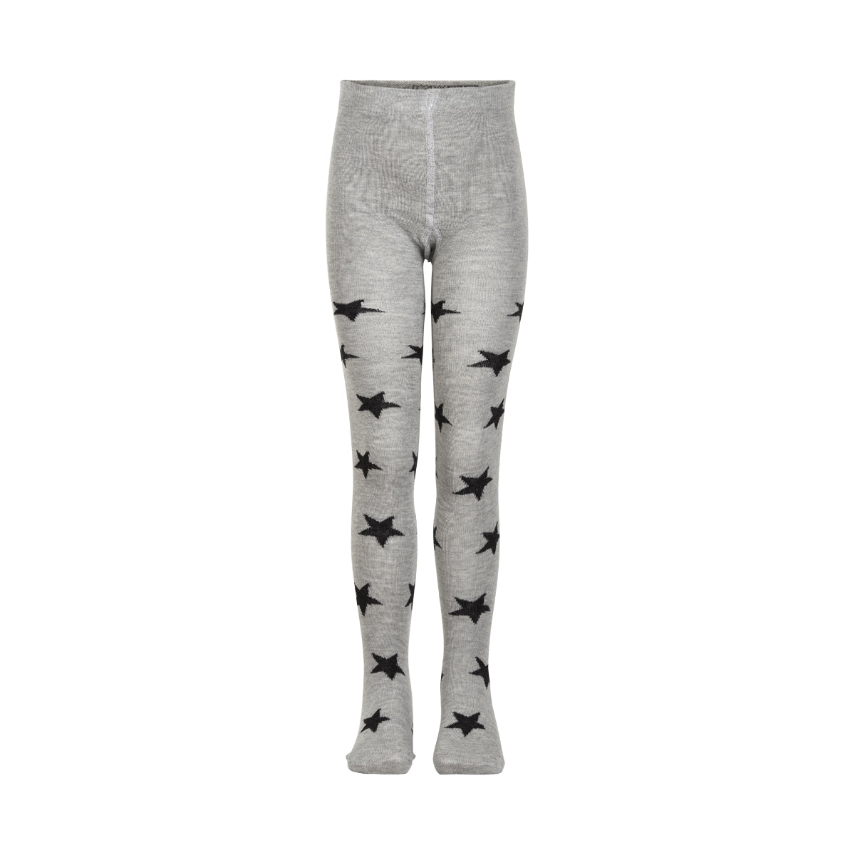 Minymo "Strumpfhose"mit Sternen - Light Grey Melange