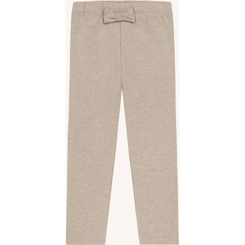 Hust & Claire Leggings Lisa mit Schleifchen am Bund - Biscuit