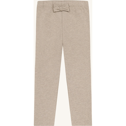 Hust & Claire Leggings Lisa mit Schleifchen am Bund - Biscuit