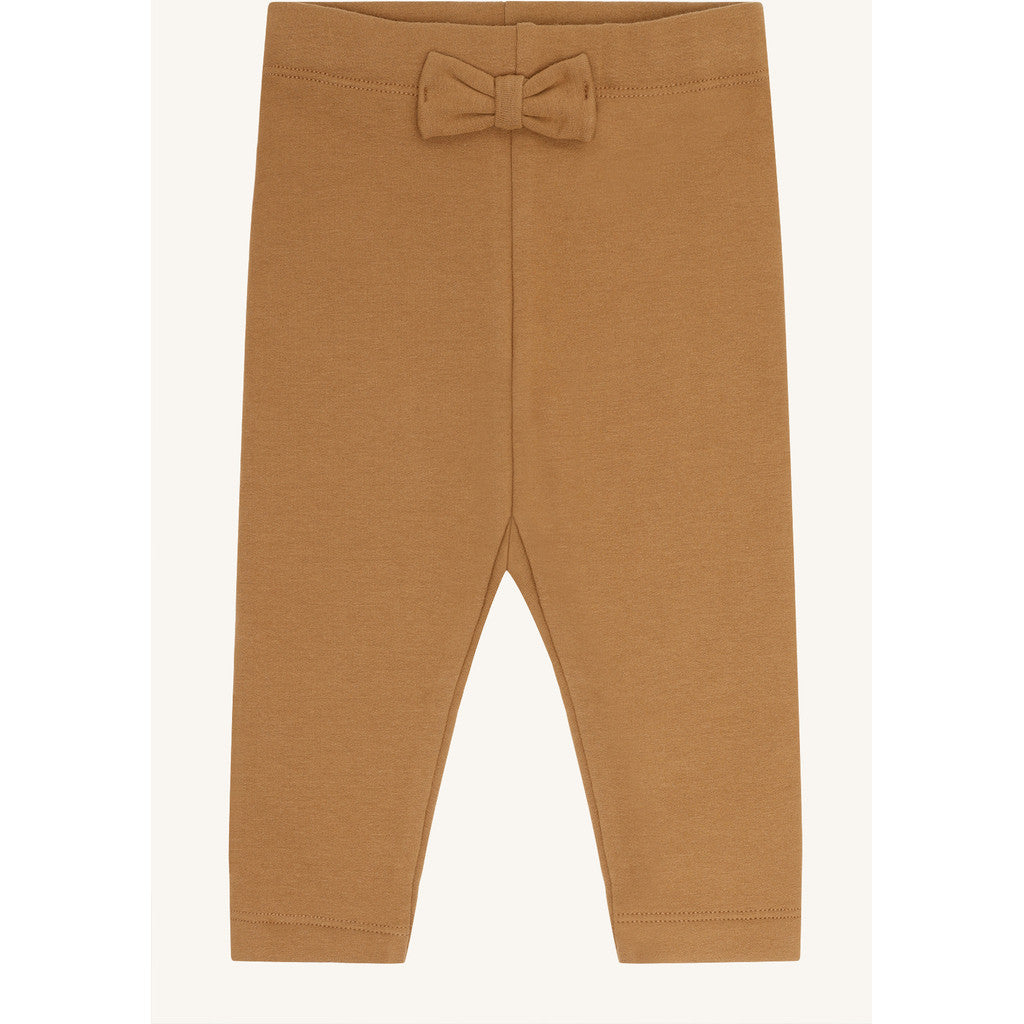 Hust & Claire Leggings Lisa mit Schleifchen am Bund - Chipmunk