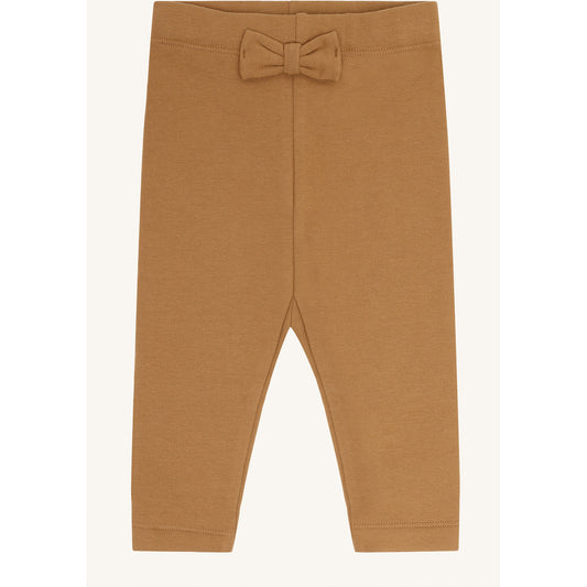 Hust & Claire Leggings Lisa mit Schleifchen am Bund - Chipmunk