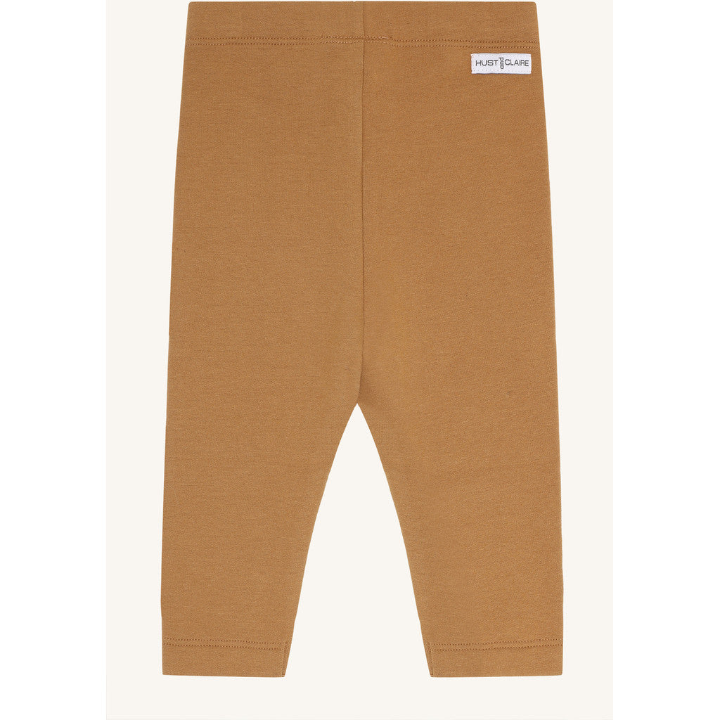 Hust & Claire Leggings Lisa mit Schleifchen am Bund - Chipmunk
