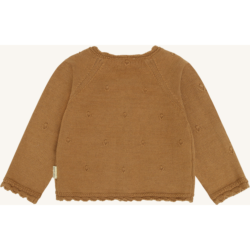 Hust & Claire Strickjacke mit Knopfleiste - Chipmunk