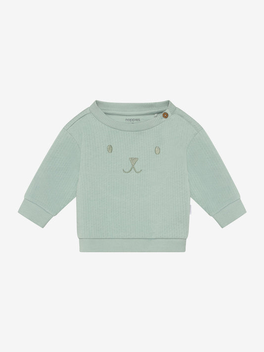 Noppies Sweatshirt mit Stickerei - Jade