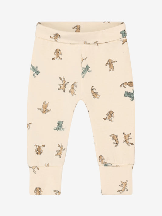 Noppies Slim-Fit-Hose AOP - Buttercreme