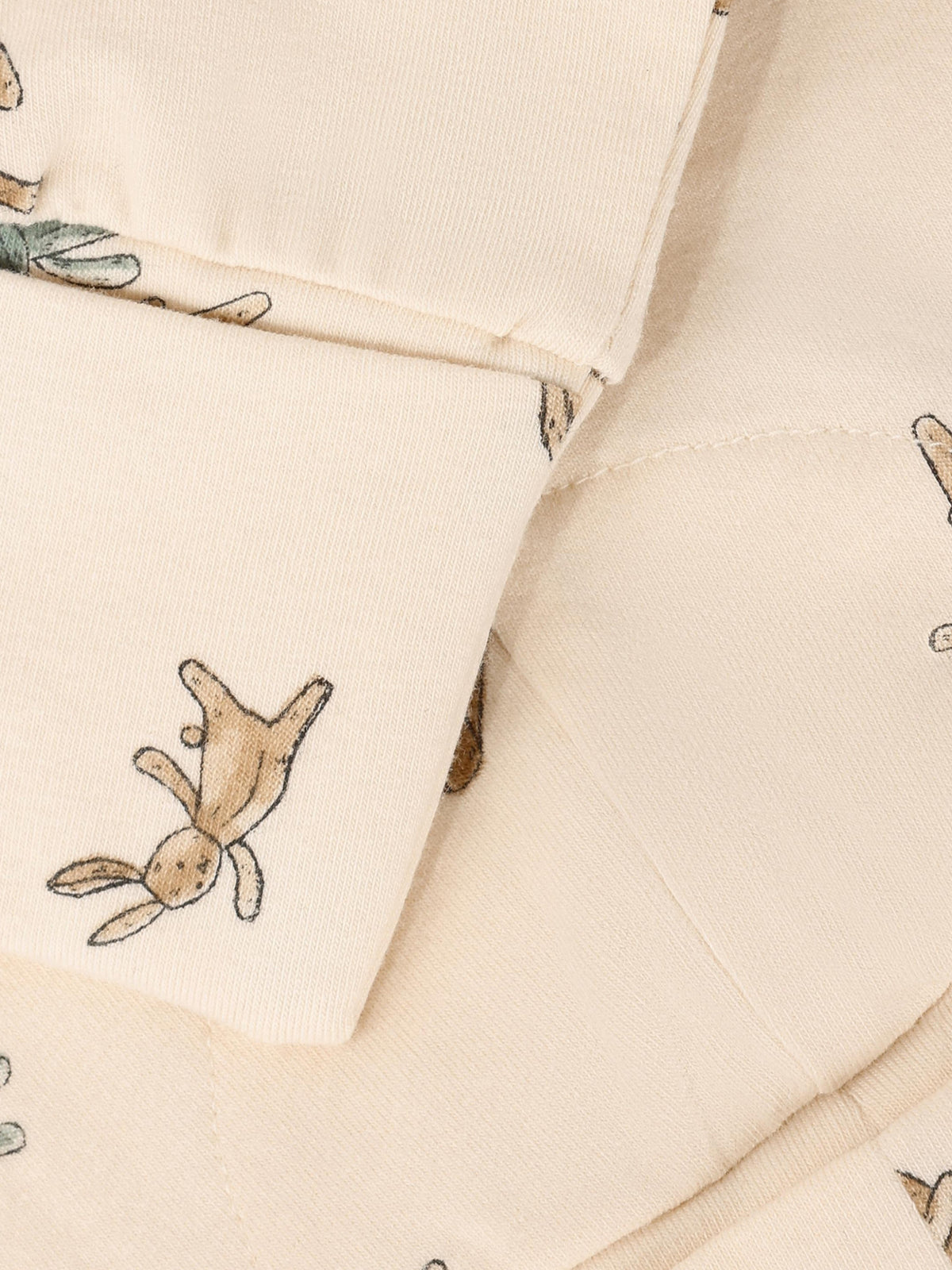 Noppies Slim-Fit-Hose AOP - Buttercreme