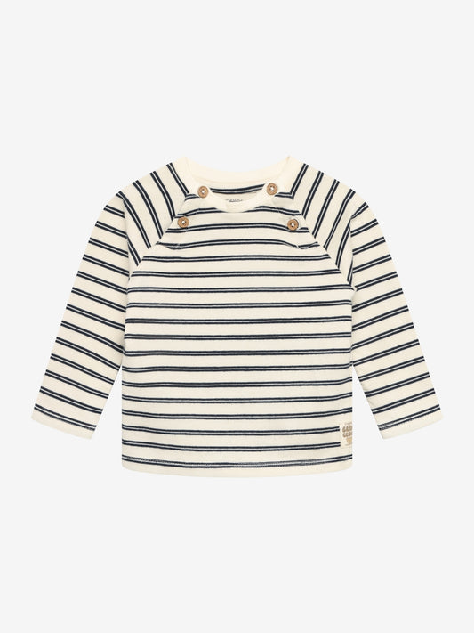 Noppies T-Shirt langarm, gestreift - Schwarze Iris