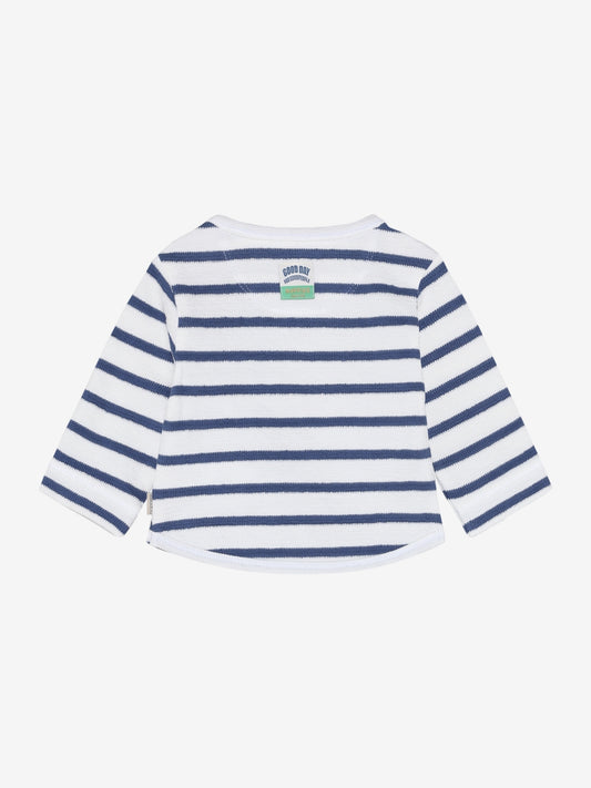 Noppies T-Shirt langarm, gestreift - Gray Blue