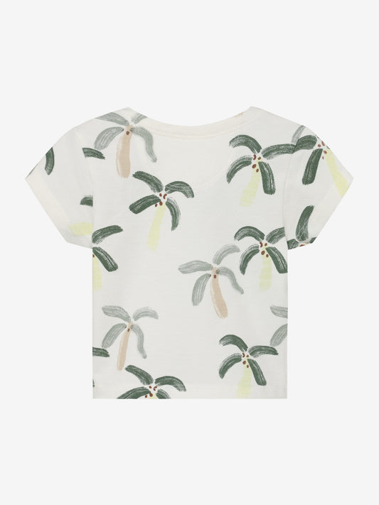 Noppies T-Shirt mit einem allover Druck - Egret