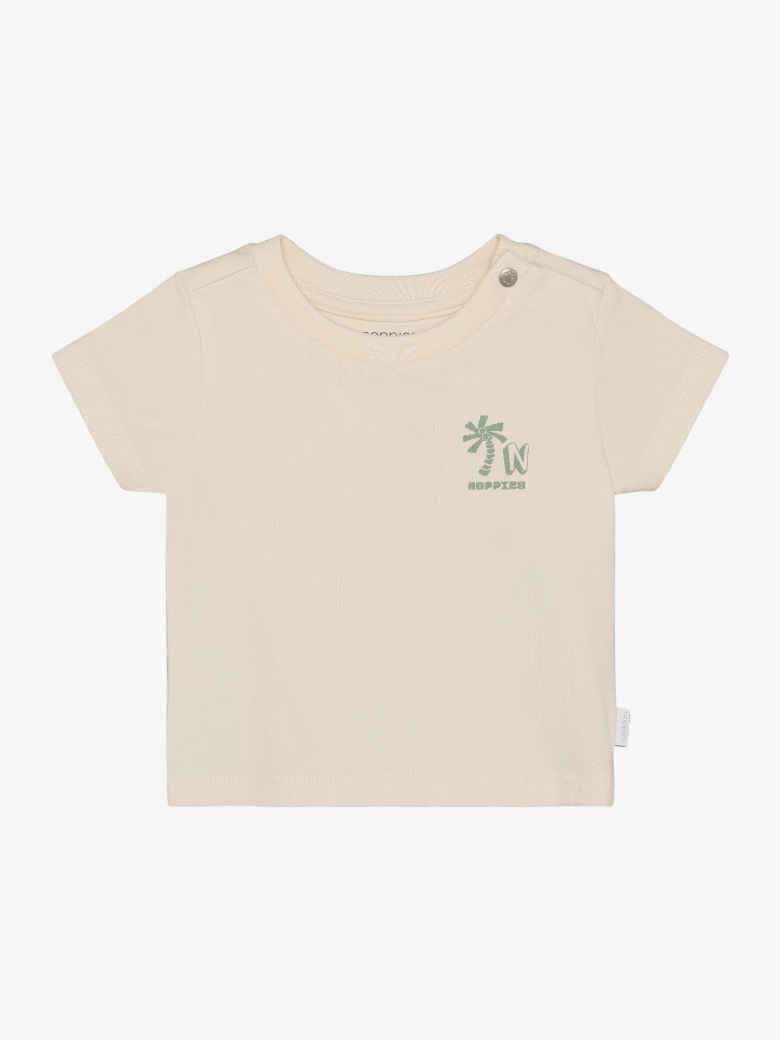Noppies T-Shirt mit kleinem Druck - Egret