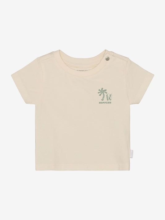 Noppies T-Shirt mit kleinem Druck - Egret
