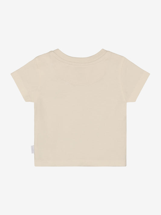 Noppies T-Shirt mit kleinem Druck - Egret