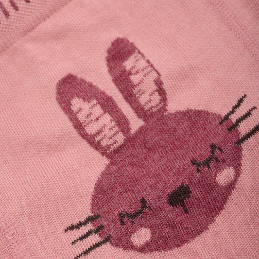 Minymo "Strumpfhose" mit Druck auf dem Poppes - Ash Rose