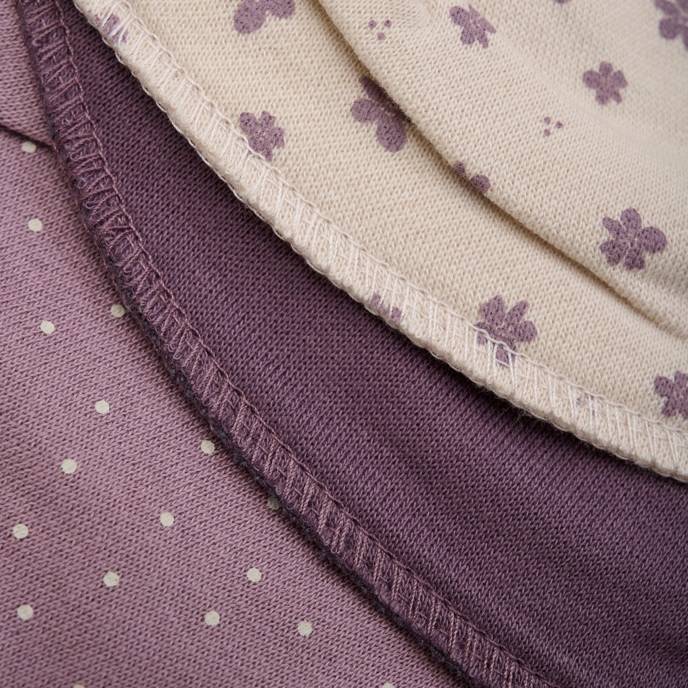 Pippi "Bandana" 3er Pack - Flieder gemustert