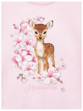 Bild in Galerie-Betrachter laden, Monnalisa T-Shirt mit Bambi - Rosa FairyTale
